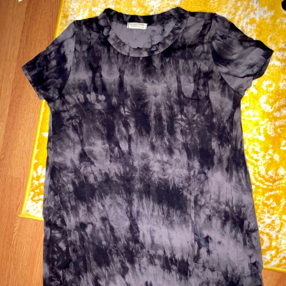 Tye dye t-shirt dress.